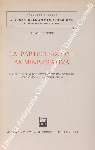 La partecipazione amministrativa. Modelli italiani di partecipazione del cittadino alla … | Immagine Gallery 2