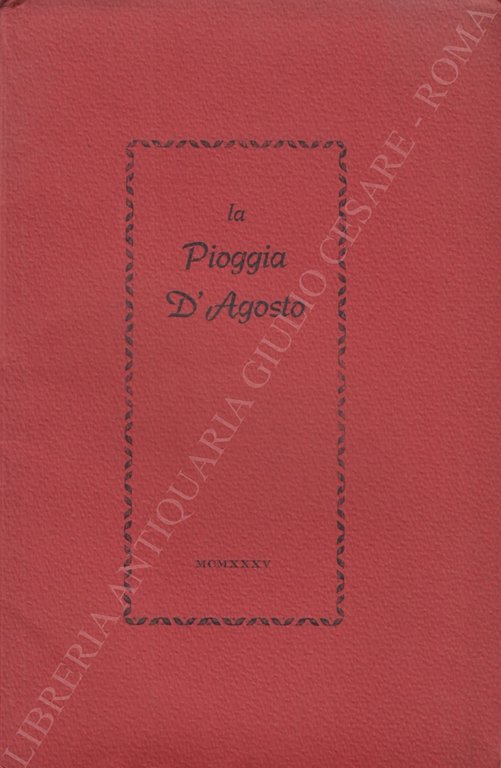 La Pioggia d'Agosto | Immagine Gallery 2