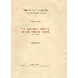La politica estera di Francesco Crispi (1887-1891)