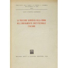 La posizione giuridica della donna nell'ordinamento costituzionale italiano