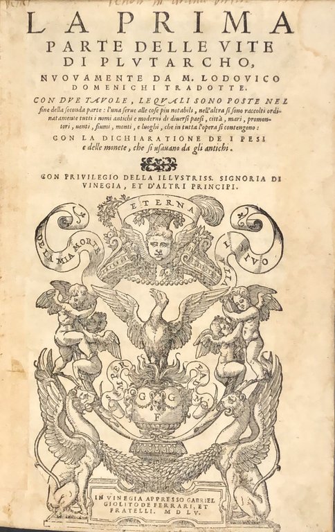 La prima parte delle vite di Plutarco, nuovamente da M. … | Immagine Gallery 2