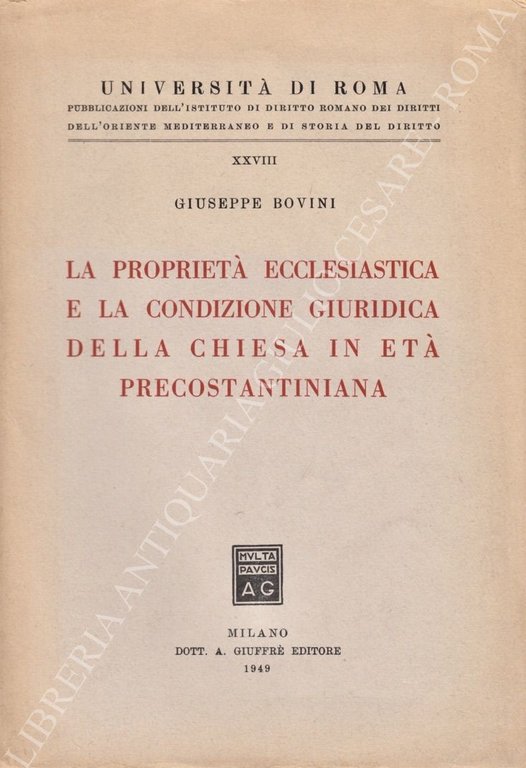 La proprietà ecclesiastica e la condizione giuridica della Chiesa in … | Immagine Gallery 2