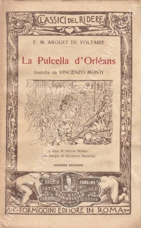 La Pulcella d'Orleans. Tradotta da Vincenzo Monti. A cura di … | Immagine Gallery 2