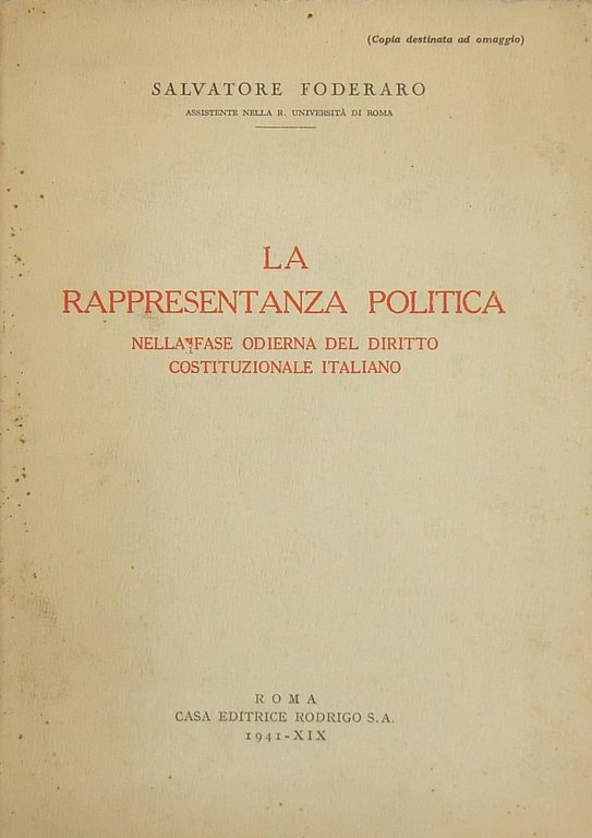 La rappresentanza politica nella fase odierna del diritto costituzionale italiano | Immagine Gallery 2