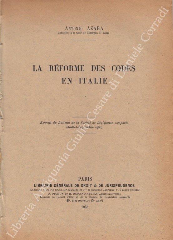La reforme des codes en Italie | Immagine Gallery 2