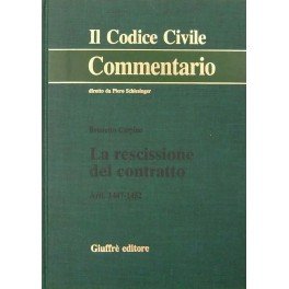 La rescissione del contratto. Artt. 1447-1452