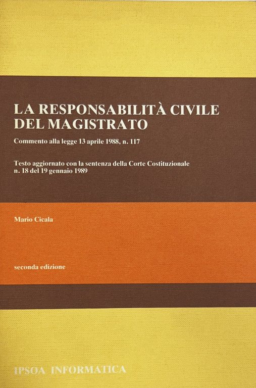 La responsabilità civile del magistrato. Commento alla legge 13 aprile … | Immagine Gallery 2