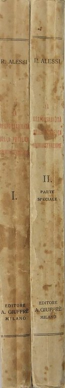 La responsabilità della pubblica amministrazione. Vol. I; Vol. II - … | Immagine Gallery 2