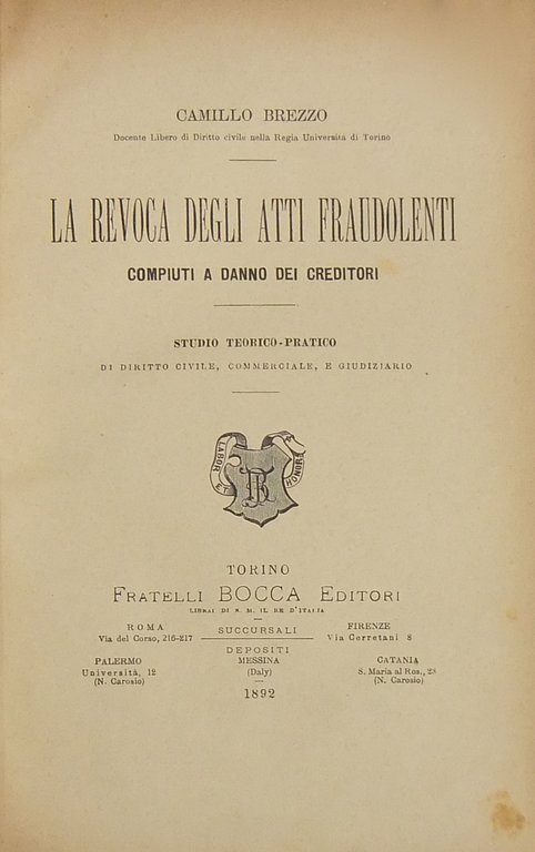 La revoca degli atti fraudolenti compiuti a danno dei creditori. … | Immagine Gallery 2