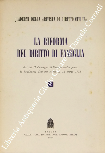 La riforma del diritto di famiglia. Atti del II Convegno … | Immagine Gallery 2