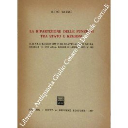 La ripartizione delle funzioni tra stato e regioni. Il D.P.R. … | Immagine principale