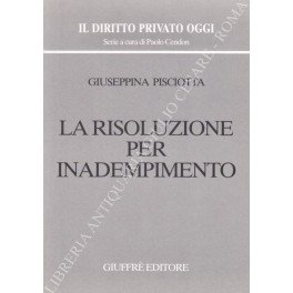 La risoluzione per inadempimento