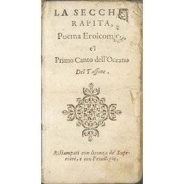 La secchia rapita, Poema eroicomico, e 'l Primo Canto dell'Oceano del Tassone