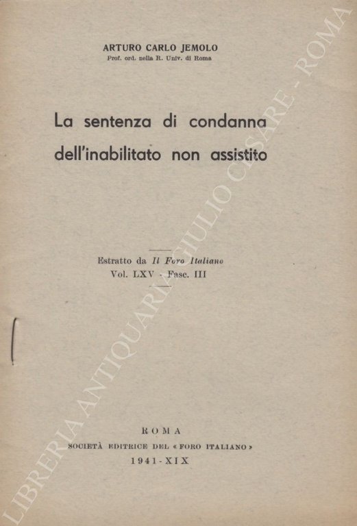 La sentenza di condanna dell'inabilitato non assistito | Immagine Gallery 2