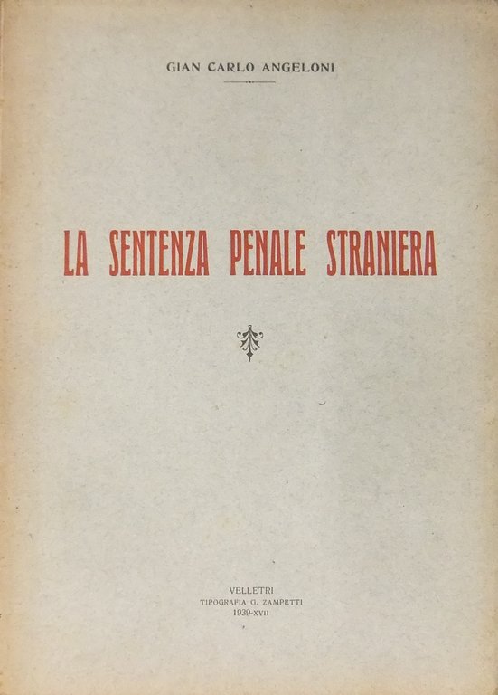 La sentenza penale straniera | Immagine Gallery 2