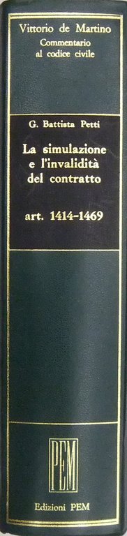 La simulazione e l'invalidità del contratto. Art. 1414-1469 | Immagine Gallery 2