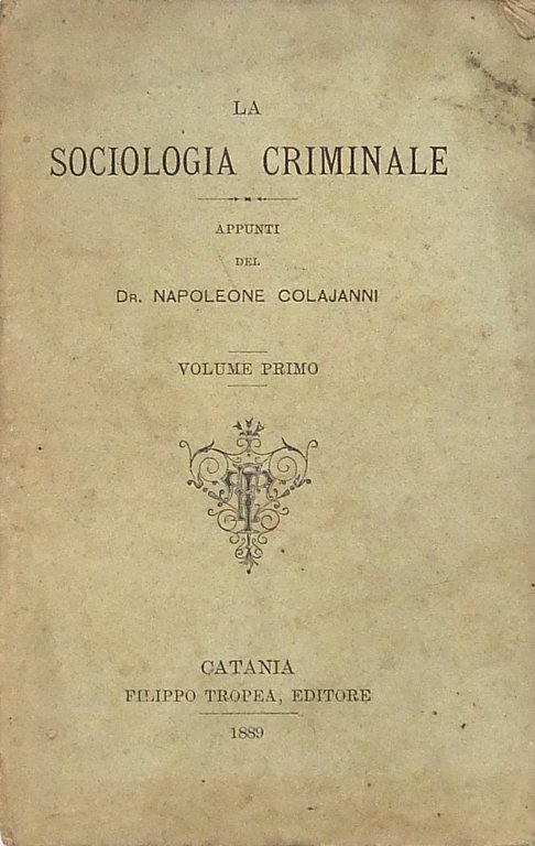 La sociologia criminale. Appunti | Immagine Gallery 2
