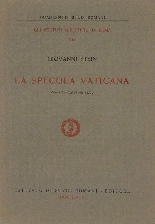 La Specola Vaticana. Con 2 tavole fuori testo | Immagine Gallery 2