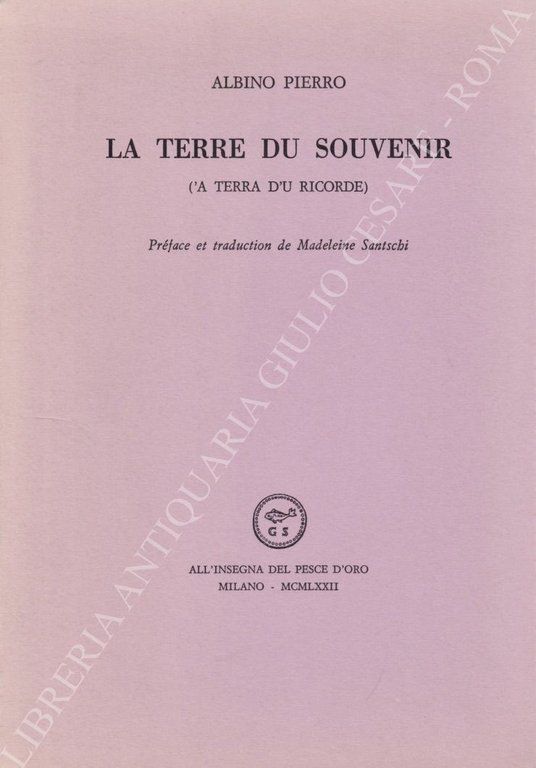 La Terre du souvenir (a terra d'u ricorde). Preface et … | Immagine Gallery 2