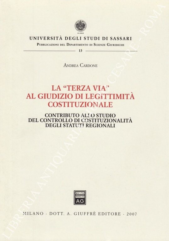 La "terza via" al giudizio di legittimità costituzionale. Contributo allo … | Immagine Gallery 2