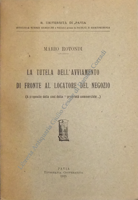 La tutela dell'avviamento di fronte al locatore del negozio. (A … | Immagine Gallery 2