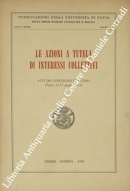 Le azioni a tutela di interessi collettivi. Atti del convegno … | Immagine Gallery 2