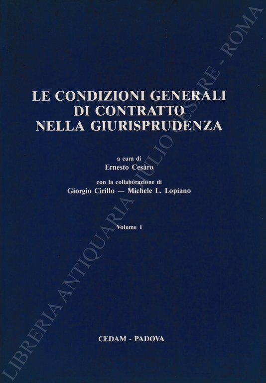 Le condizioni generali di contratto nella giurisprudenza. Con la collaborazione … | Immagine Gallery 2