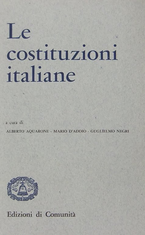 Le Costituzioni italiane | Immagine Gallery 2