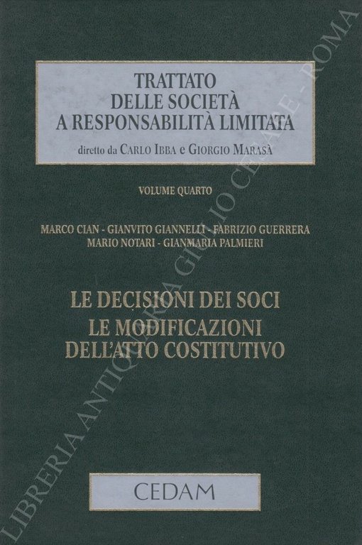 Le decisioni dei soci. Le modificazioni dell'atto costitutivo | Immagine Gallery 2