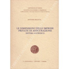 Le dimensioni delle imprese private di assicurazione. Sistema giuridico