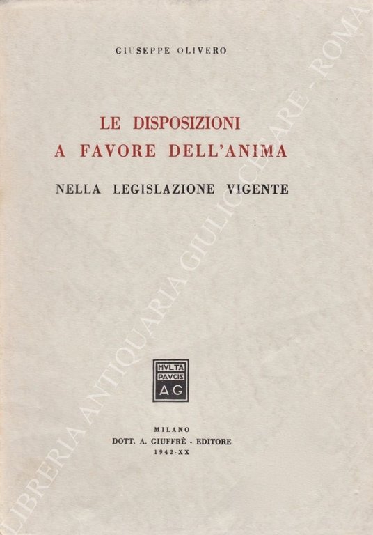 Le disposizioni a favore dell'anima nella legislazione vigente | Immagine Gallery 2