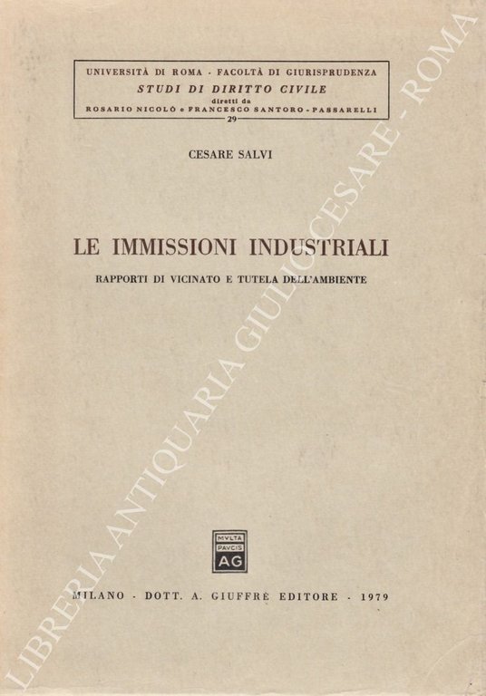 Le immissioni industriali. Rapporti di vicinato e tutela dell'ambiente | Immagine Gallery 2