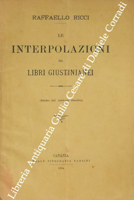 Le interpolazioni nei libri giustinianei | Immagine Gallery 2