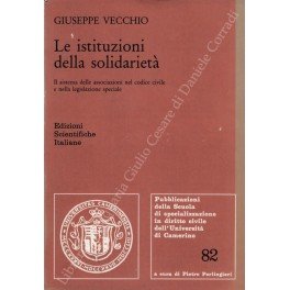 Le istituzioni della solidarietà. Il sistema delle associazioni nel codice … | Immagine principale