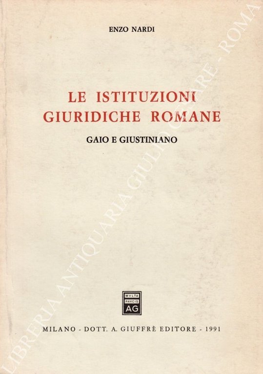 Le istituzioni giuridiche romane. Gaio e Giustiniano | Immagine Gallery 2