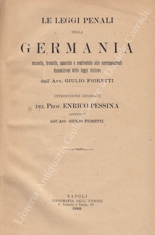 Le leggi penali della Germania raccolte, tradotte, annotate e confrontate … | Immagine Gallery 2