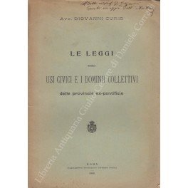Le leggi sugli usi civici e i dominii collettivi delle …