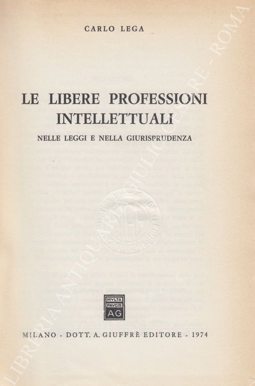 Le libere professioni intellettuali nelle leggi e nella giurisprudenza | Immagine Gallery 2
