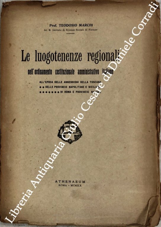 Le luogotenenze regionali nell'ordinamento costituzionale amministrativo italiano. All'epoca delle annessioni … | Immagine Gallery 2