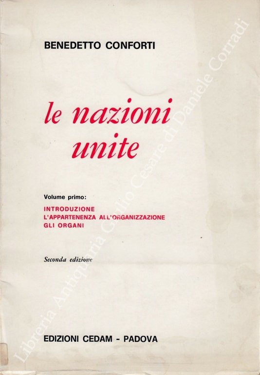 Le Nazioni Unite. Lezioni di Organizzazione Internazionale. Vol. I - … | Immagine Gallery 2
