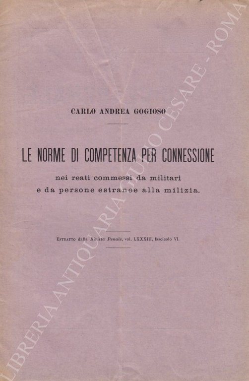 Le norme di competenza per connessione nei reati commessi da … | Immagine Gallery 2