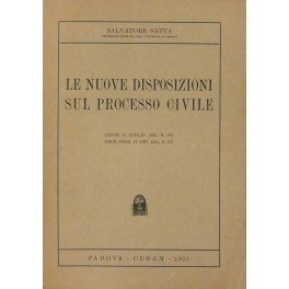Le nuove disposizioni sul processo civile. Legge 14 luglio 1950 …