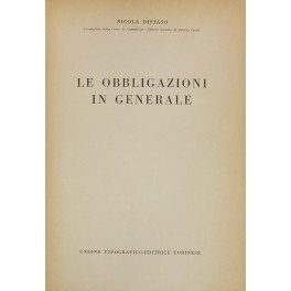 Le obbligazioni in generale