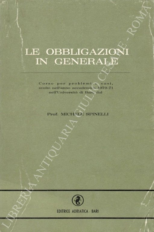 Le obbligazioni in generale. Corso per problemi e casi, svolto … | Immagine Gallery 2