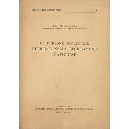 Le persone giuridiche religiose nella legislazione giapponese