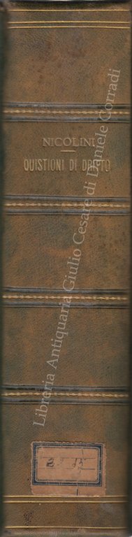Le quistioni di diritto. Novella edizione. Col confronto della legislazione … | Immagine Gallery 2