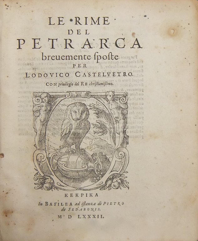 Le Rime brevemente sposte per Lodovico Castelvetro | Immagine Gallery 2