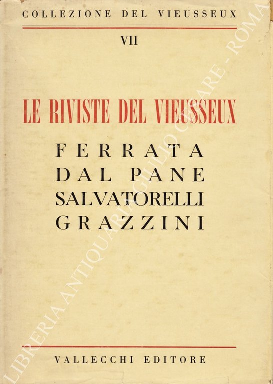 Le riviste del Vieusseux. Testi di Giansiro Ferrata, Luigi dal … | Immagine Gallery 2