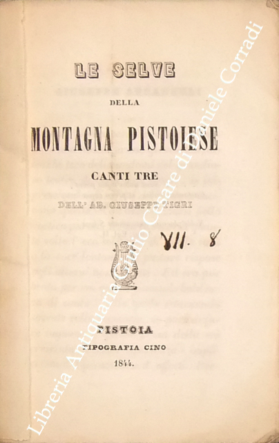 Le selve della montagna pistoiese. Canti tre | Immagine Gallery 2