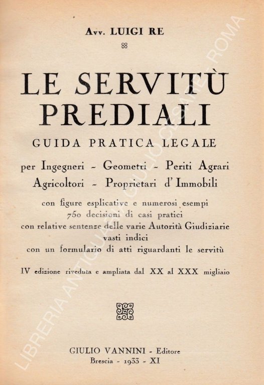 Le servitù prediali. Guida pratica legale per ingegneri - Geometri … | Immagine Gallery 2